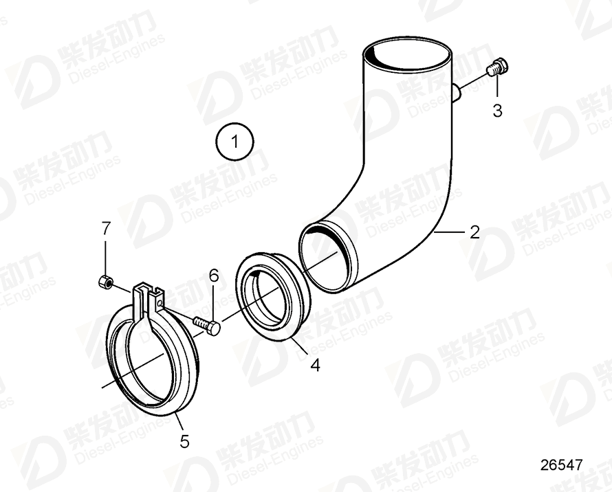 volvo penta Flange 21820239 Drawing volvo penta Flange 21820239 Drawing